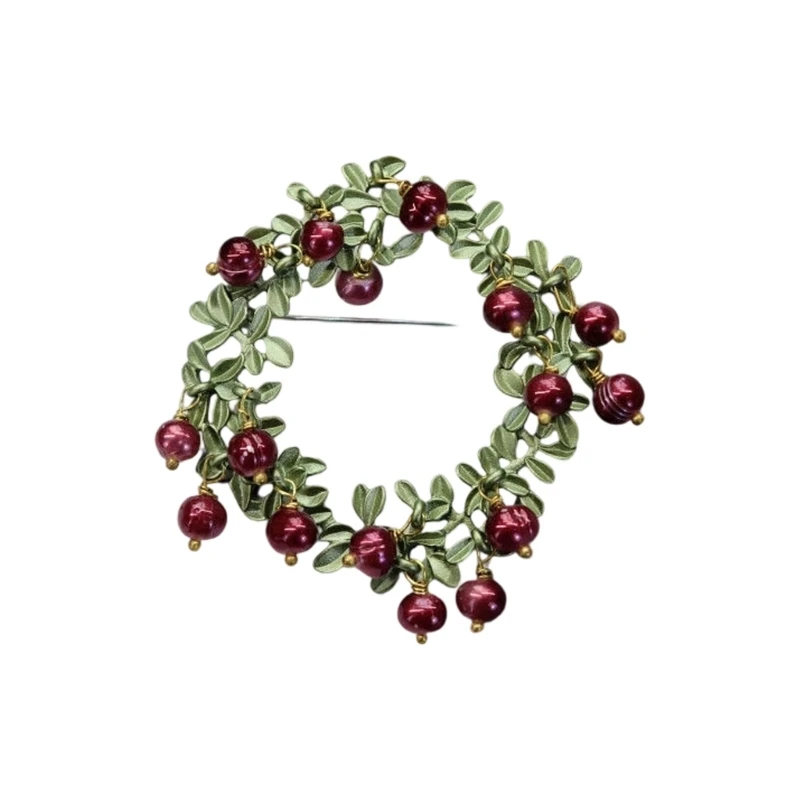 Beautiful Plant Pins Metal Brooches Fun Jewelry Unique Badge Alloy Texture