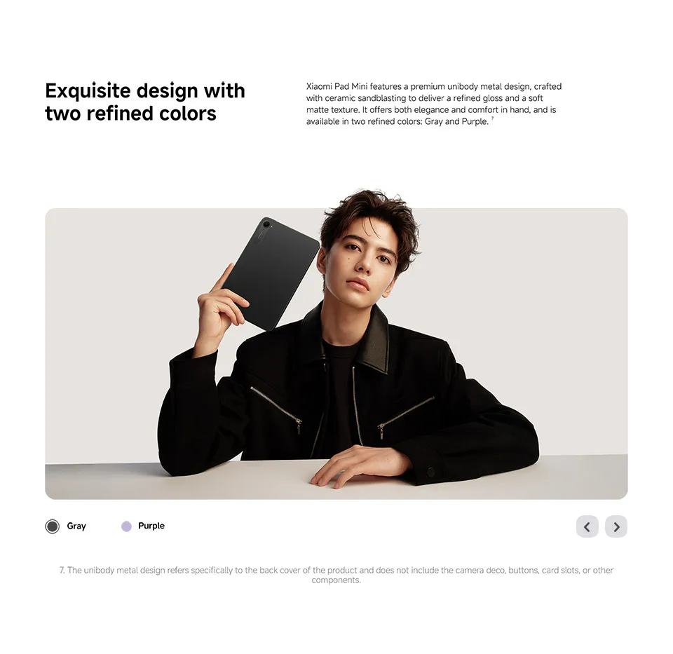 Global Version Xiaomi Pad Mini 8.8' 3K Ultra-clear Display 8GB/12GB RAM 7500mAh Battery 67W HyperCharge MediaTek Dimensity 9400+