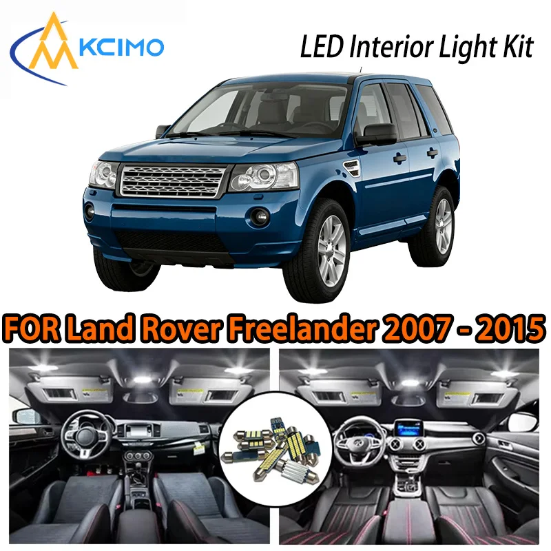 KCIMO For Land Rover Freelander 2 LR2 2007-2015 Premium LED طقم داخلي - لونين، تركيب سريع، يدوم طويلاً #1