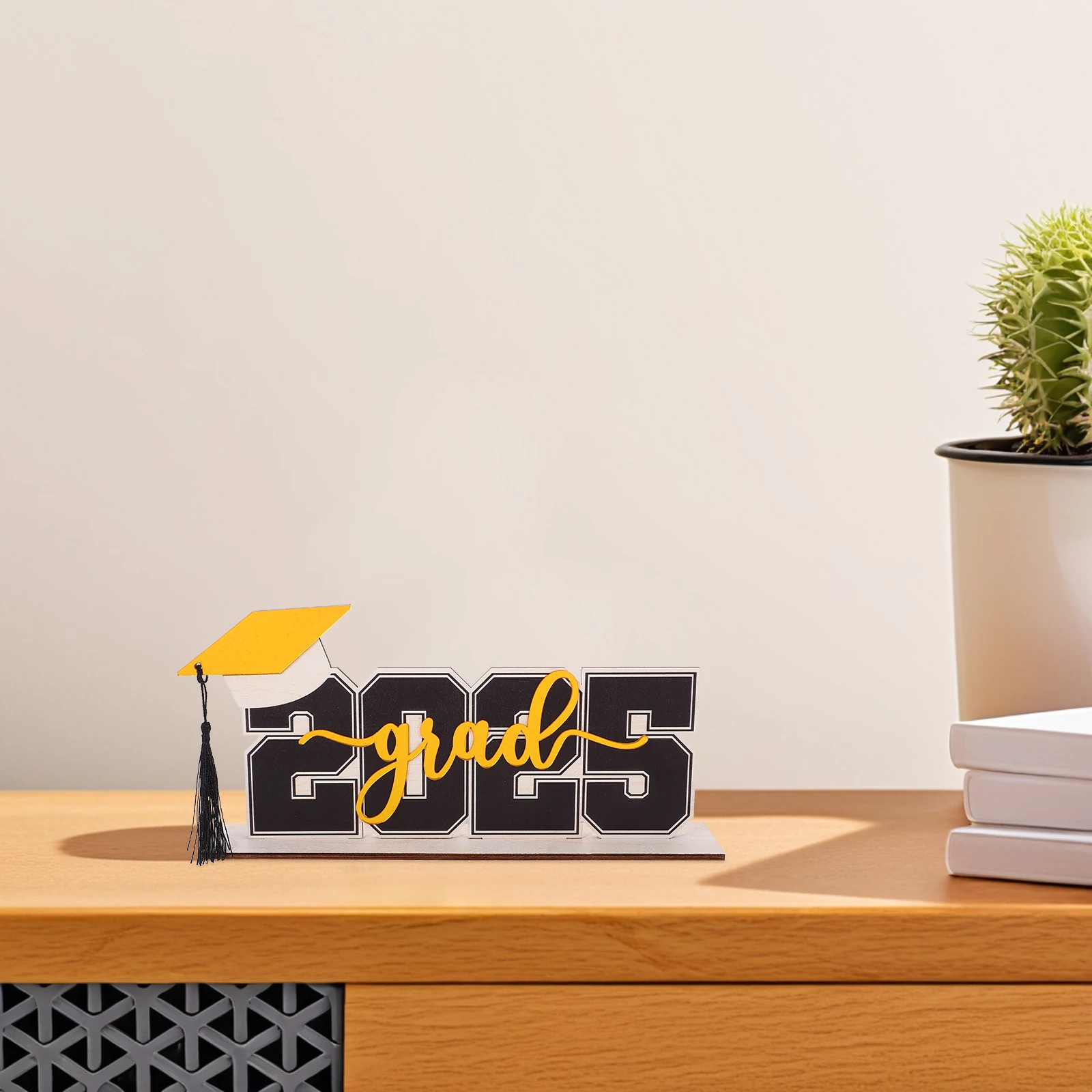 

Graduation Table Decoration Party Desk Sign Wood Dinning Centerpiece Prop Dining