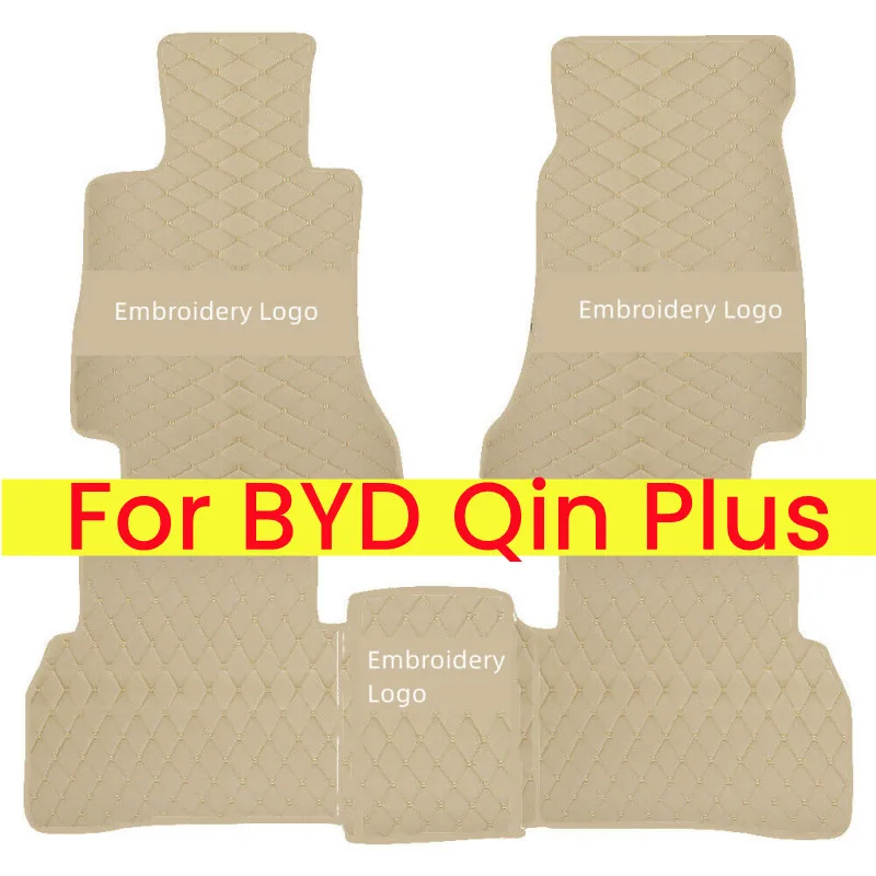 

Car Floor Mats For BYD Qin Plus EV 2021 Custom Auto Foot Pads Automobile Carpet Cover Interior Accessories