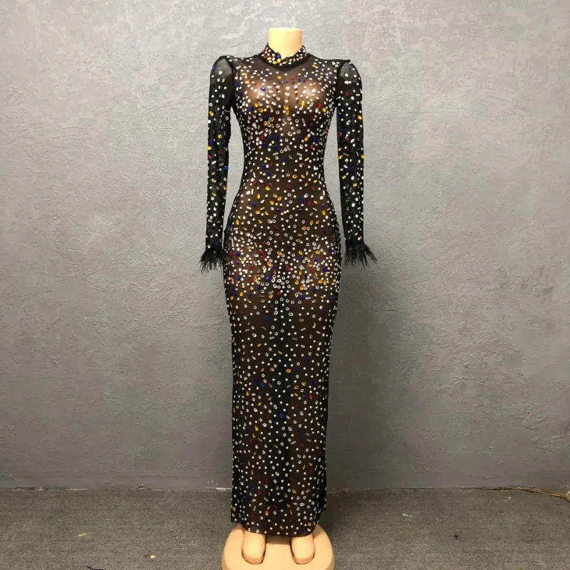 Customized CustomizedAfrican Dresses for Women Summer New Arrival African Women Sexy Long Sleeve O-neck Mini Dress African Cloth
