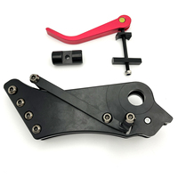 Folding System Assembly Parts 4-Hole Folding Assembly With Screw And Wrench For LANGFEITE L8 E-scooter Connection Accessories