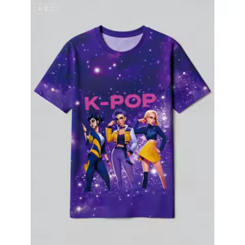 Camiseta Pai-Filho, Camiseta Infantil Casual e Fashion, Fantasia de Cosplay