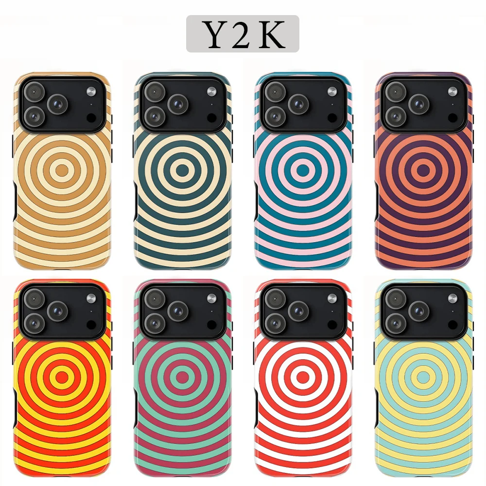 Rotating Thread Art Phone Case for Samsung Galaxy S20 S23 S24 S25 S26 FE Plus Ultra Edge 4G 5G Luxury Double-layer Back Cover