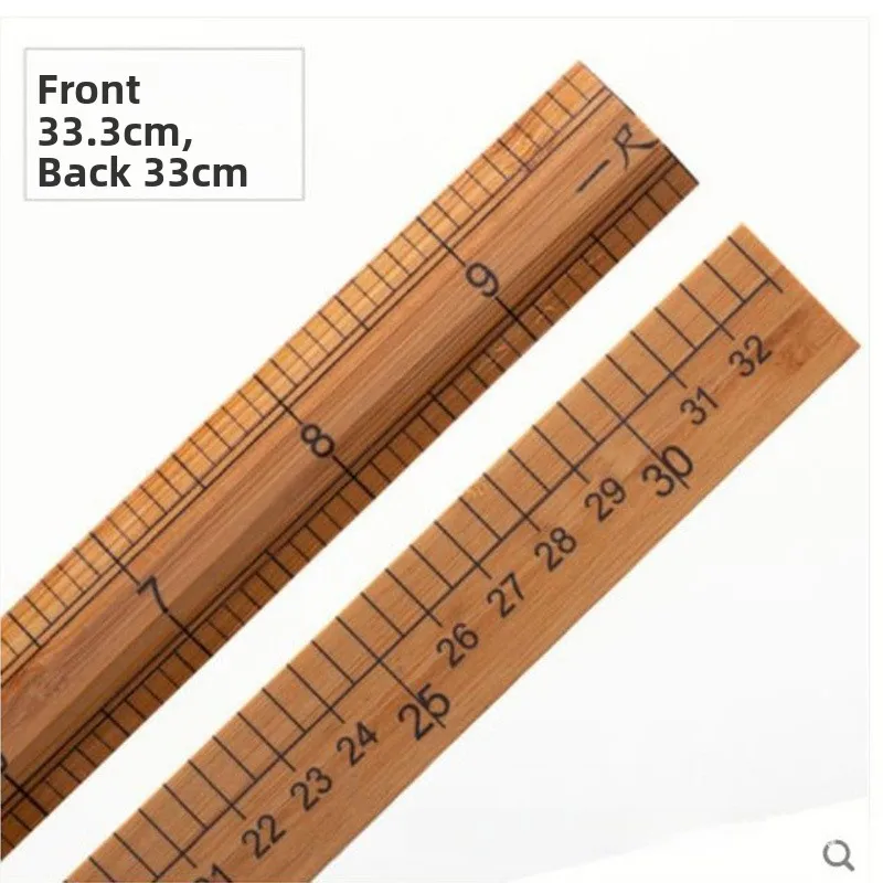 

Деревянная линейка из бамбука Thiened, 1 метр, для шитья и измерения одежды, с разметкой в сантиметрах и дюймах, двусторонняя