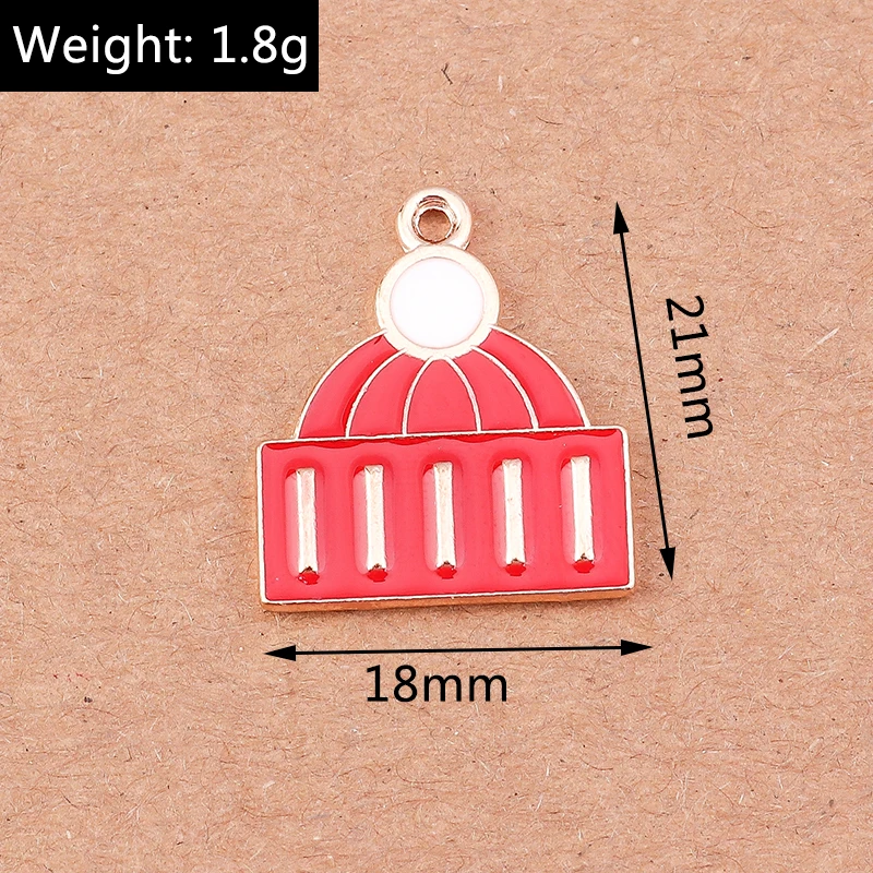 10 Stück niedliche Emaille-Schneeflocken-Anhänger für Ohrringe, Halsketten, DIY-Armbänder, Weihnachtsschmuckherstellung, Zubehör – Detail 8