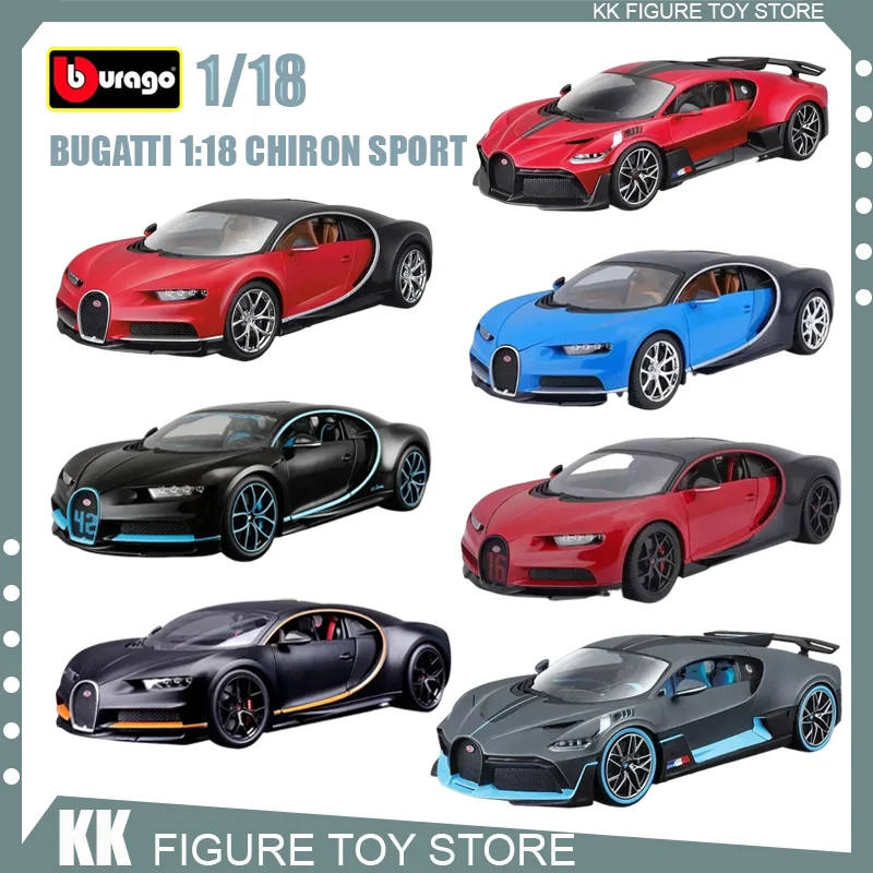 

Bburago 1:18 Bugatti Chiron Divo Chiron Sport Car Diecast Model Edition Alloy Luxury Vehicle Toy Bugatti Model Gift For Kids