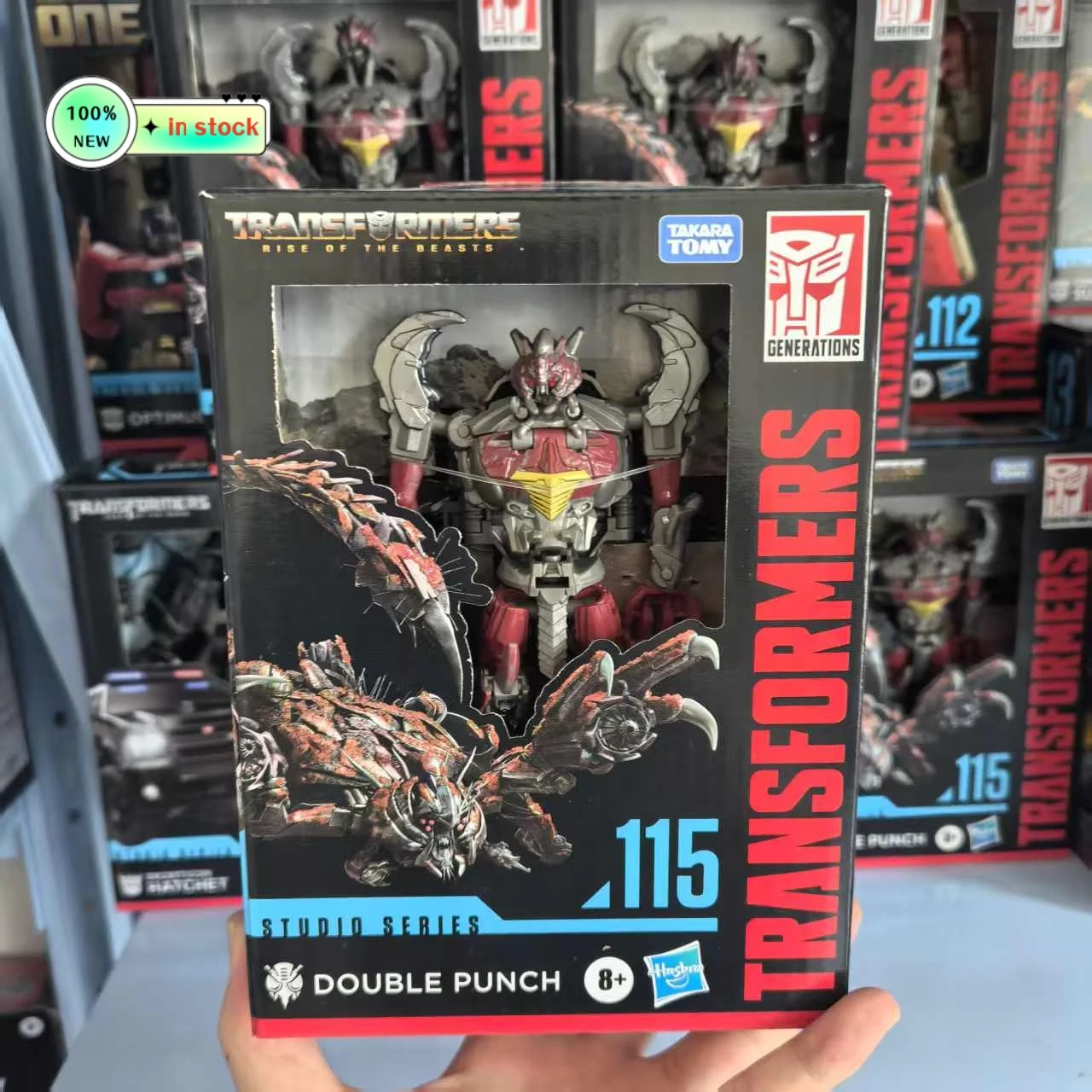 المشجعين هواية الأصلي محول ستوديو SS-115 مزدوج لكمة G1 فيلم الكرتون عمل الشكل أنيمي المنقولة روبوت ألعاب شعبية الهدايا