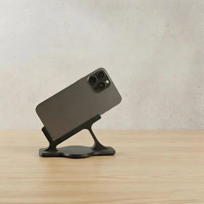R53C Modern 3D Printed Side Lying Cellphone Stand Offers Multiple Viewing Angled For Optimal Entertainment Enjoyment