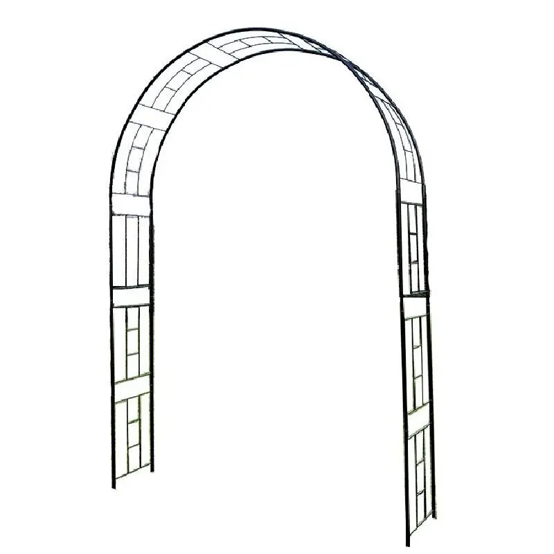 Welding large arch flower stand clematis shelf, support frame, vine climbing frame, outdoor courtyard rose vine climbing frame