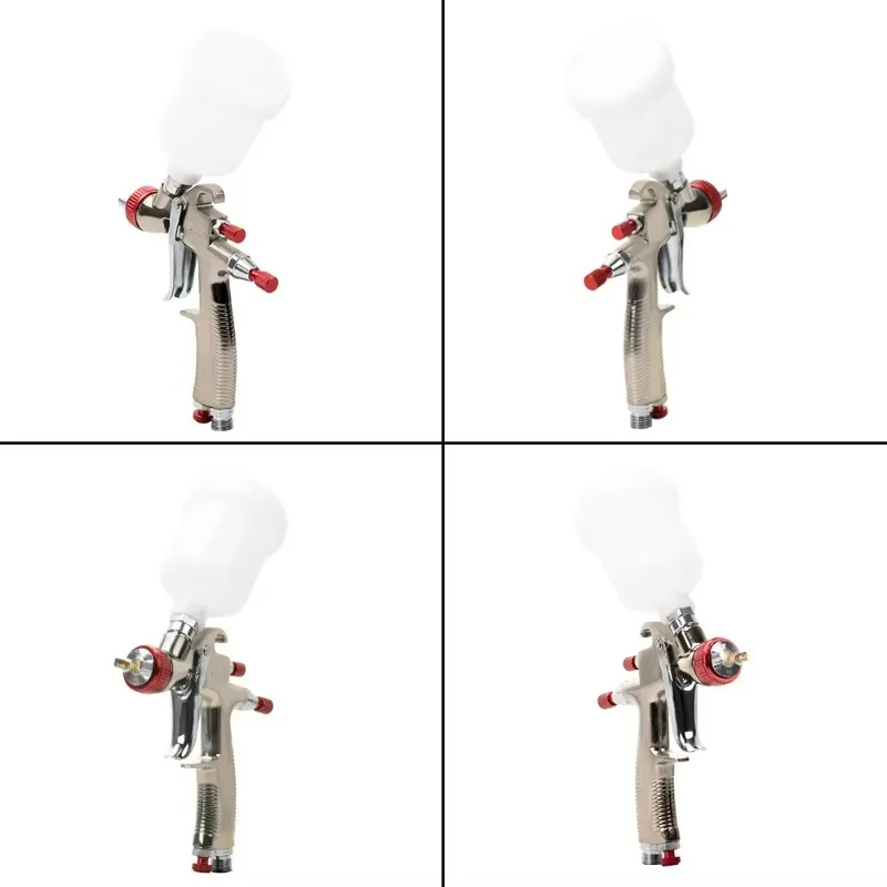 مسدس رش هواء صغير LVLP الأكثر مبيعًا R100 من الألومنيوم لتغذية الجاذبية لطلاء السيارات بسعر جيد