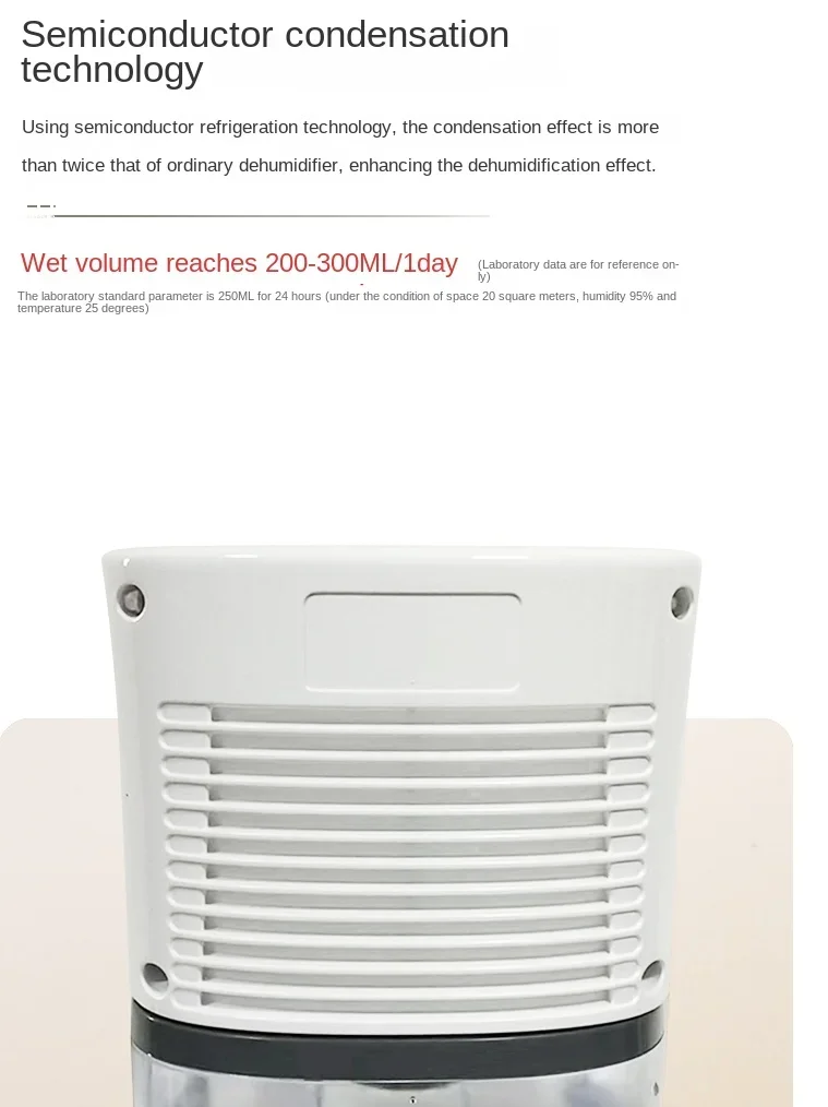 

220V New Fly Dehumidifier Small Bedroom Basement Moisture Absorber Drying, Dehumidifying, and Moisture-proof Divine Device AL