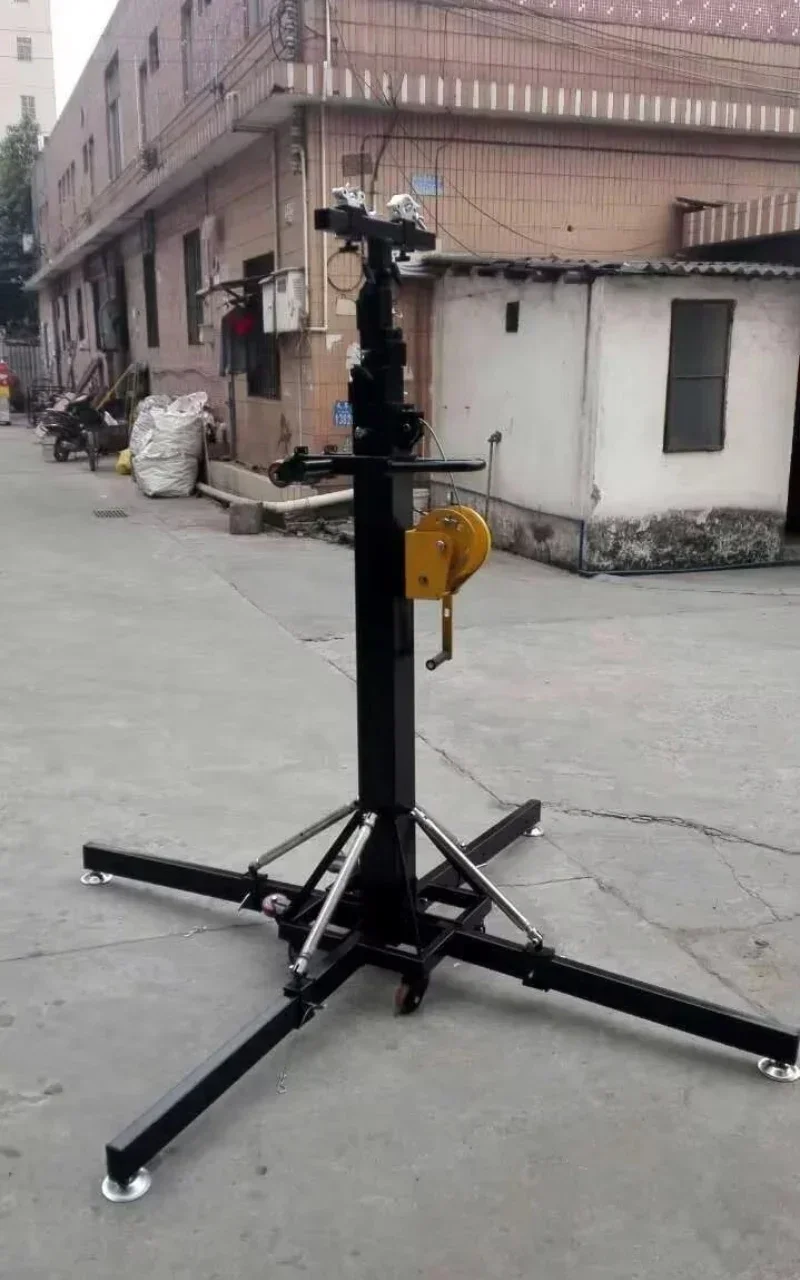 6M Heavy Duty Crank Stand Speaker Truss Lifting /Line Array ,LED display Lifting Tower Hot sales