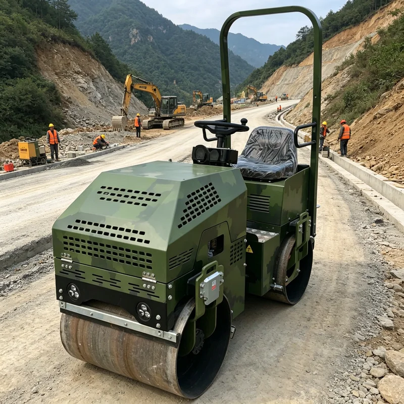 

Customized Pedestrian Vibratory Roller & Tandem Compactor, ergonomic design to reduce worker long-time operating fatigue