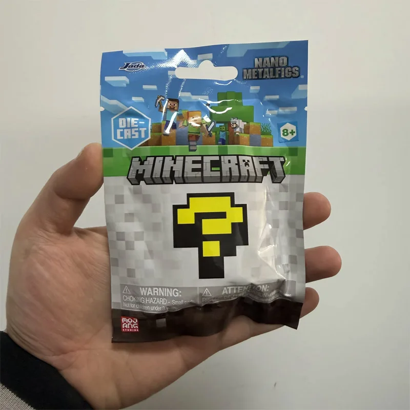 Jada Nano Metalfigs Minecraft W5 Steve de Metal Fundido, Bolsa Sorpresa Misteriosa, Regalos, Juguetes, Figuras de Anime, Coleccionables, Adornos