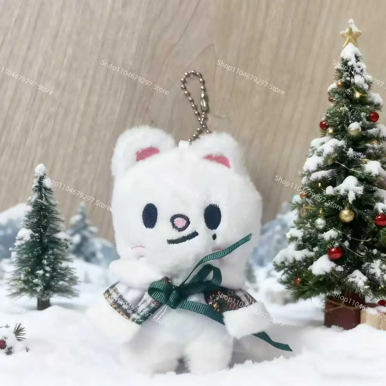 SKZOO porte-clés en peluche enfants errants fête de noël en peluche poupée animale bricolage cape en peluche poupée porte-clés jouet pour enfants cadeau de ventilateur