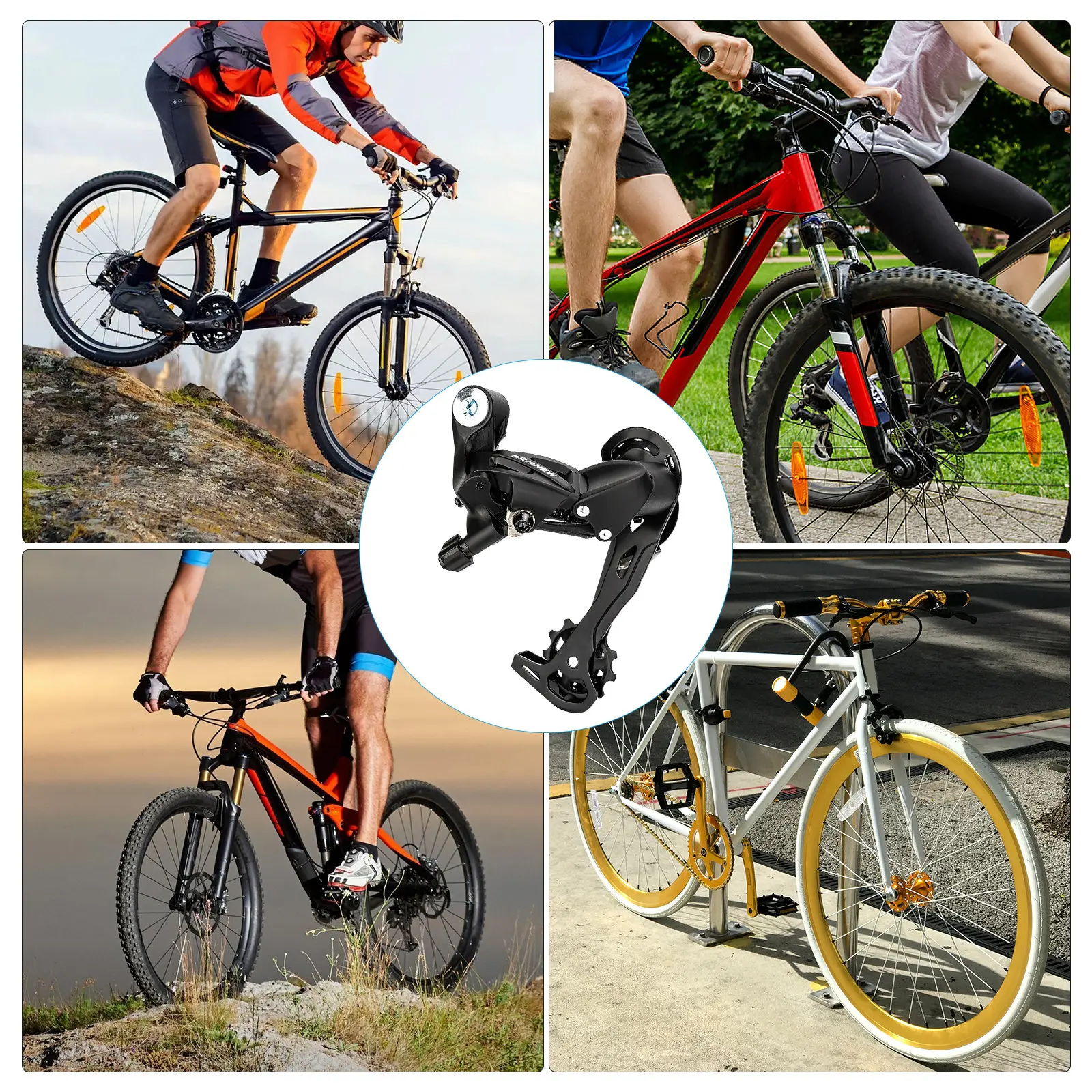 Mountain Bike Rear Derailleur 7 8 9 Speed Bicycle Gear Shifting Part Smooth Quiet Bicycle Rear Wheel Chain Derailleur - view 5