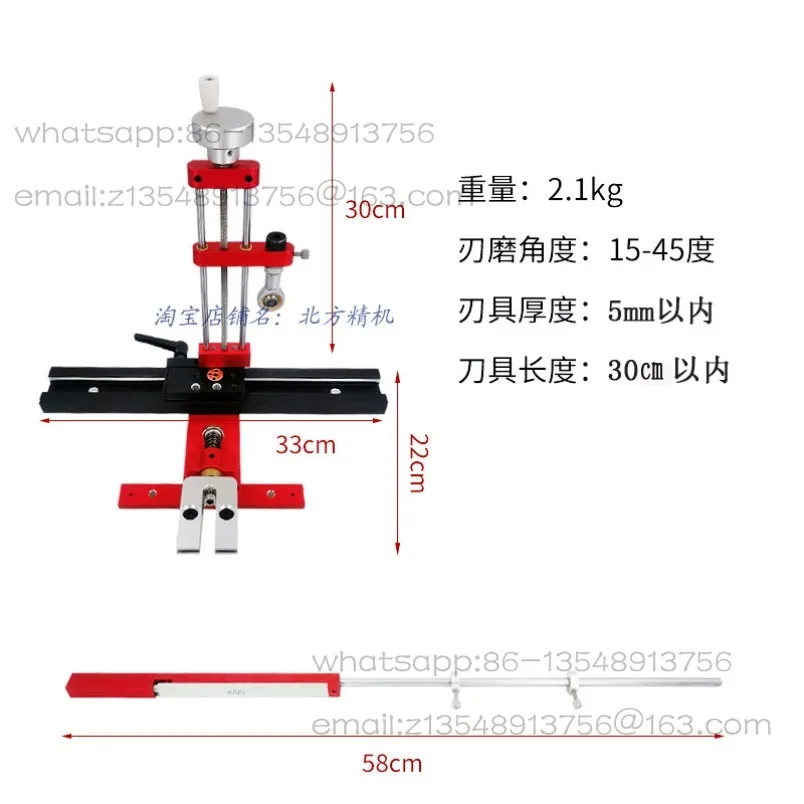 Slide type fixed angle sharpener sharpener adjustable and flippable spot