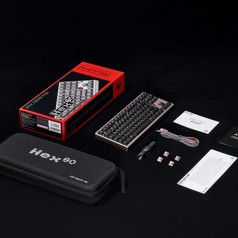 new ATK Hex80 Magnetic Switch Gaming Keyboard 8k Polling Rate 0.005RT Precision Mechanical Keyboard For Boys Birthday Gift