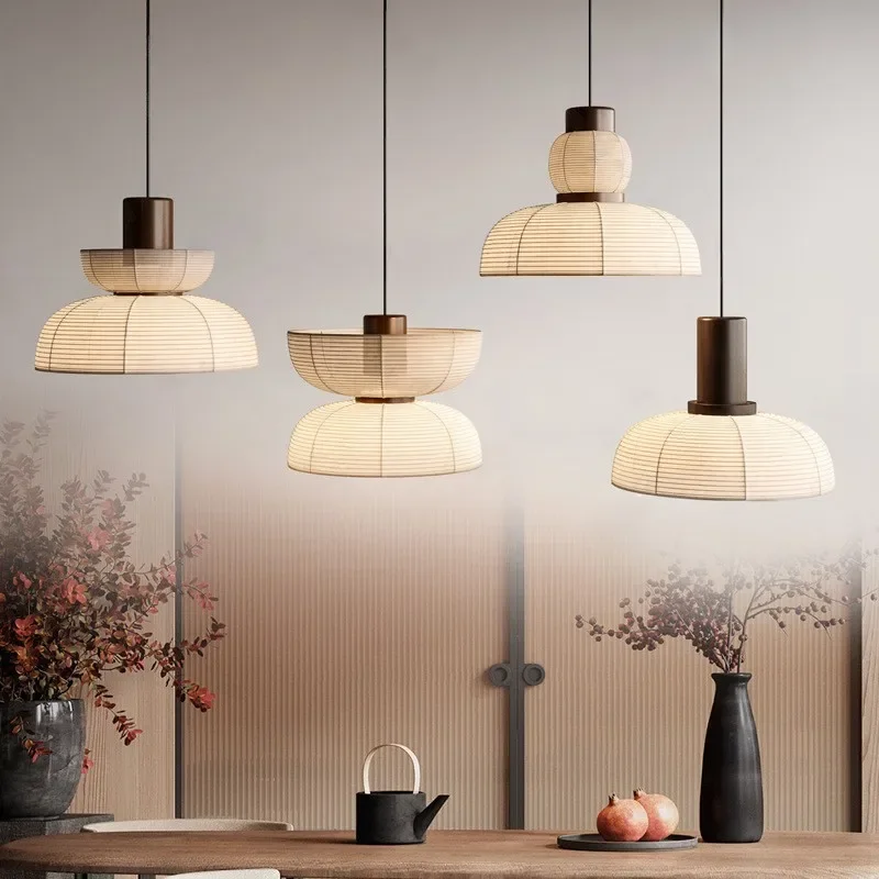 

Nordic Fabric Shades E27 Led Pendant Lights Wabi Sabi Style Chandelier Lighting Minimalism Led Hanging Chandelier Lamp Fixtures