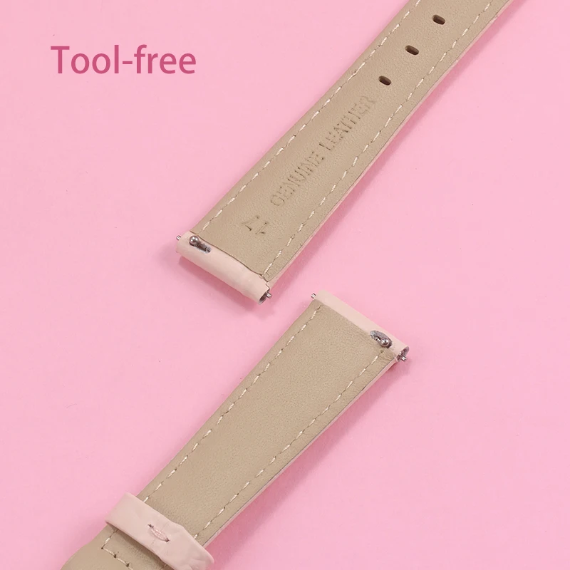 Crocodile pattern leather strap for Swarovski watch straps 5580352/5452498 /5452495/5452501 cowhide strap for women's wristband