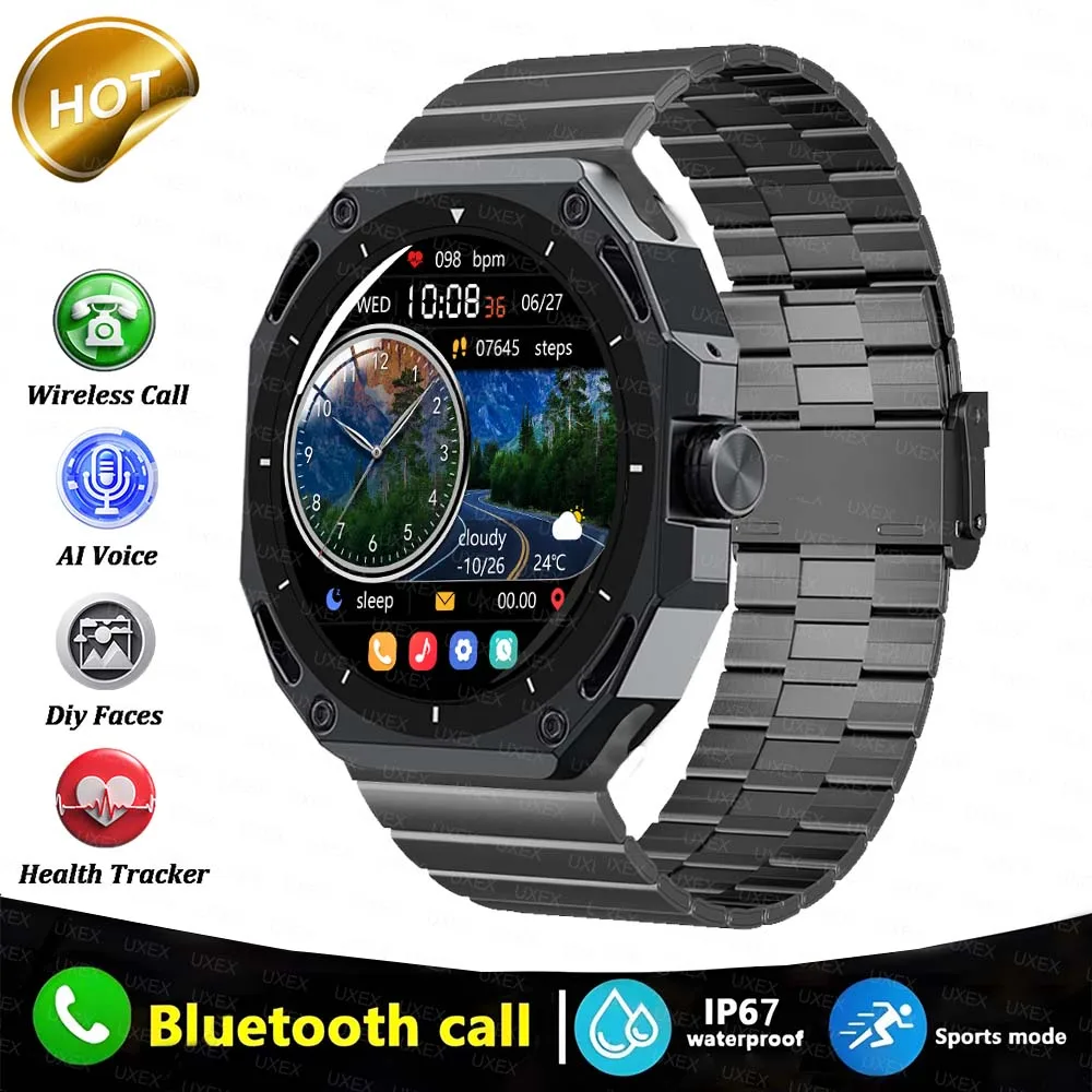 New Smartwatch Women 1.53 Inch Screen Global Version Bluetooth Call Health Tracker Sport Modes Motion Trajectory For Android Ios
