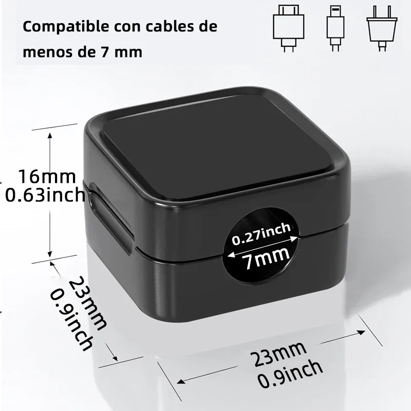 Clips de Cable magnéticos, soporte de Cable ajustable suave debajo del escritorio, soporte de gestión de cables, organizador de cables, 1/3/6 piezas