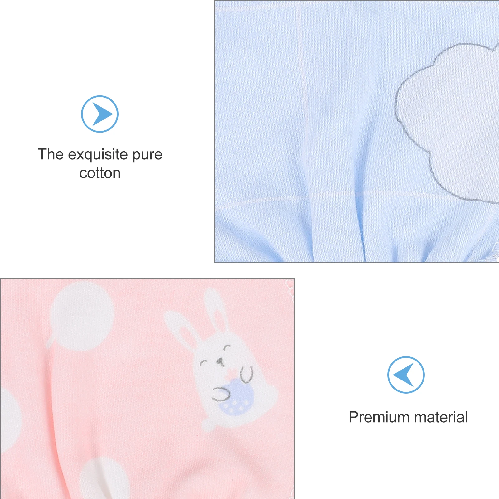 

5 Pairs Gloves Cotton Anti Scratch Mittens Soft Cotton Gloves Elastic Design Practical Summer Winter Use