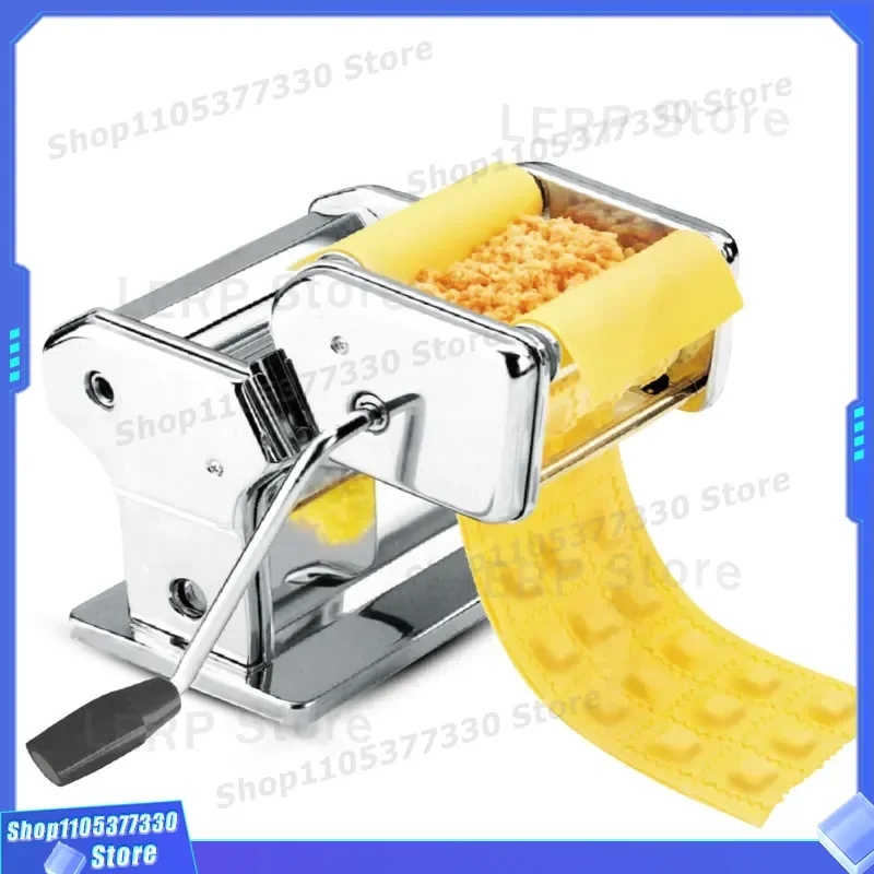 Manual Wonton Machine Household Noodle Press Multi Functional Dumpling Skin Maker Small Old Fashioned Pasta Roller Tool For
