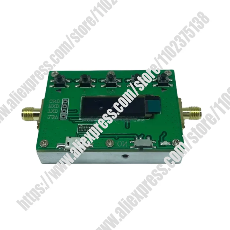 6G Digital Programmable Attenuator 30DB Step 0.25DB OLED Display CNC Shell RF Module Sensor