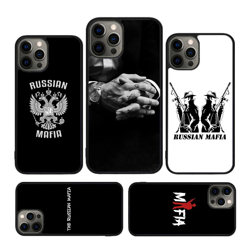 Russian Mafia phone Case For iPhone 16 15 14 Plus 12 mini 13 11 Pro X XR XS Max cover shell coque