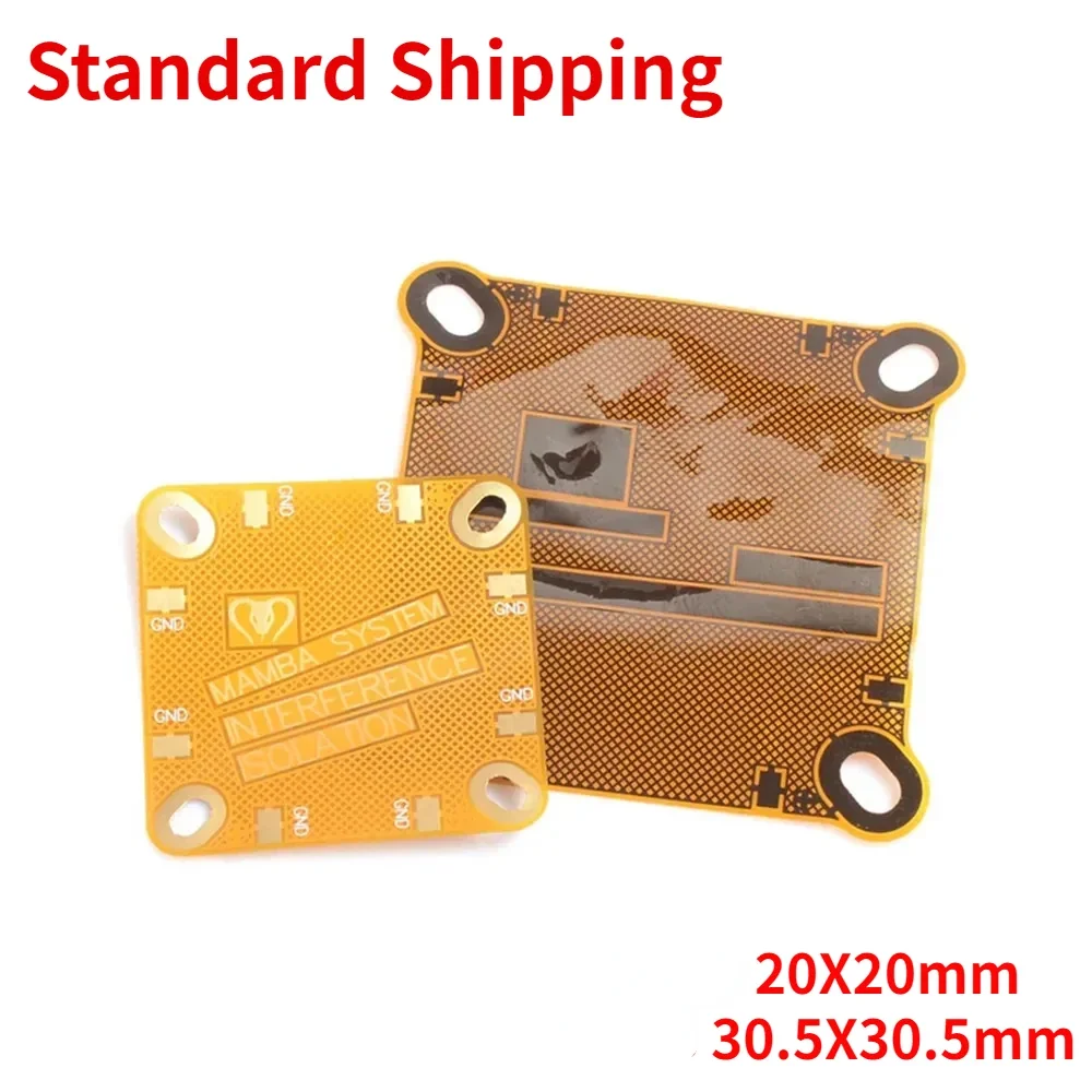 2PCS DIATONE MAMBA Interference Shielding FPC Board 20X20mm & 30.5X30.5mm for RC FPV Freestyle Flight Controller Stack DIY Parts