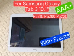 Per Samsung Galaxy Tab 3 GT-P5220 GT-P5210 P5210 P5200 P5220 schermo LCD pannello digitalizzatore cornice di montaggio sensore