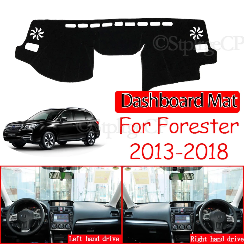 

Anti-Slip Mat Dashboard Cover Carpet Sunshade Dashmat Accessories SG SH SJ SK 2014 2015 2016 2017 for Subaru Forester 2013~2018