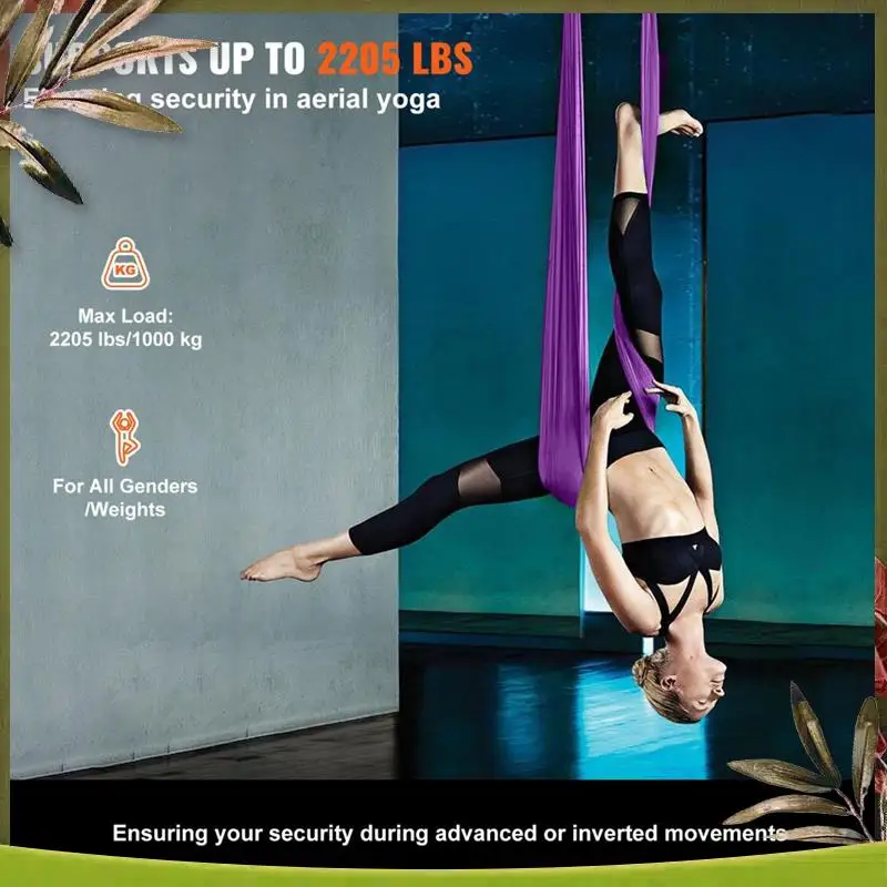 

Reliable-Aerial Yoga Hammock 2.8M Wide Yoga Hammock Home Indoor Fixed Rope Hanging Cloth Suitable For All Levels Of Fitness