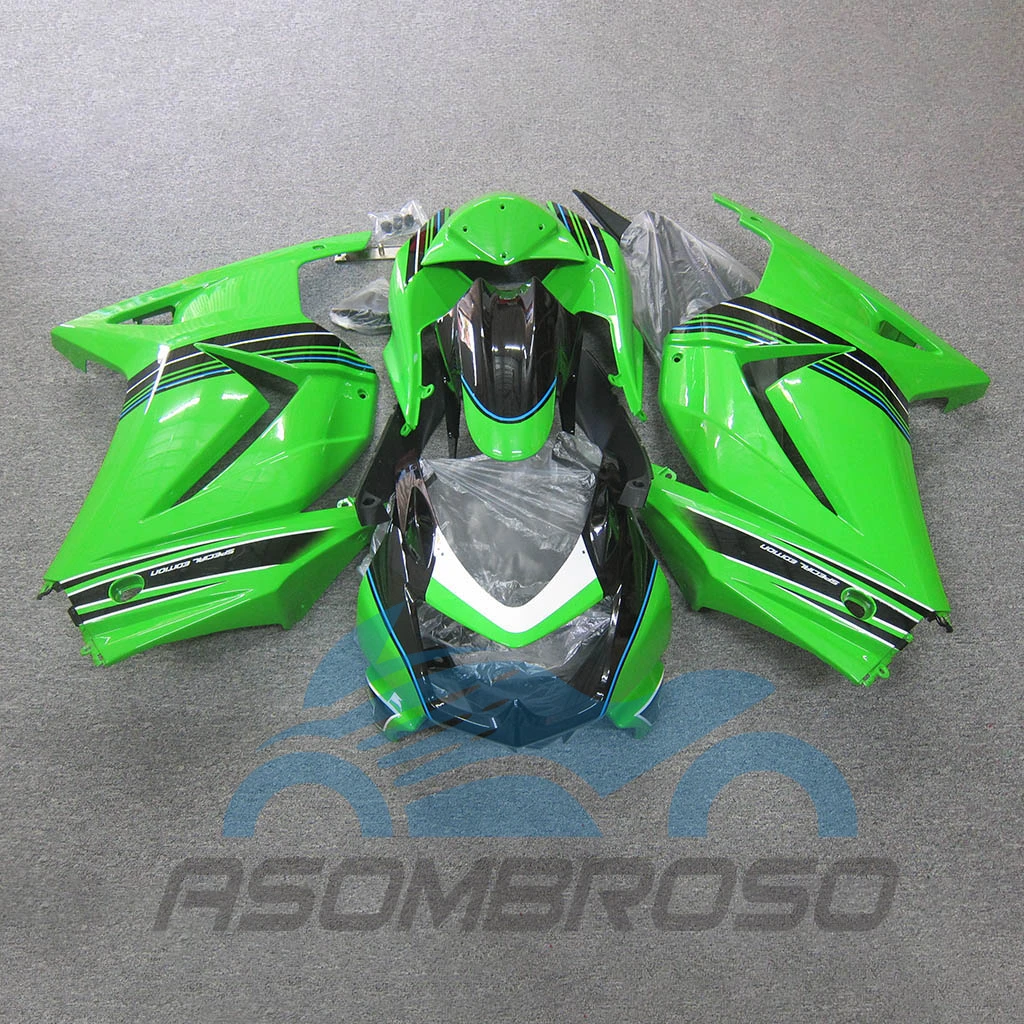 

For KAWASAKI NINJA250R 08 09 10 11 12 Fairing Kit EX250R 2008 2009 2010 2011 2012 Motorcycle Body Plastics Covers Fairings