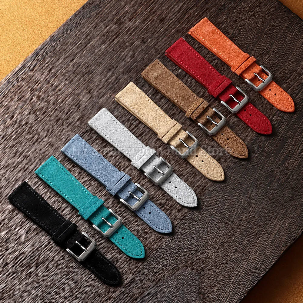Vintage Suede Leather Strap 18 - Suede Strap Watch recension och pris