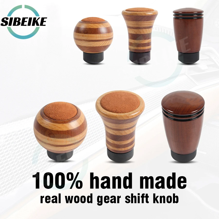 JDM Classic TARGA TROFEO Wood Shift Knob Universal Manual Car Gear Stick Shifter Knob