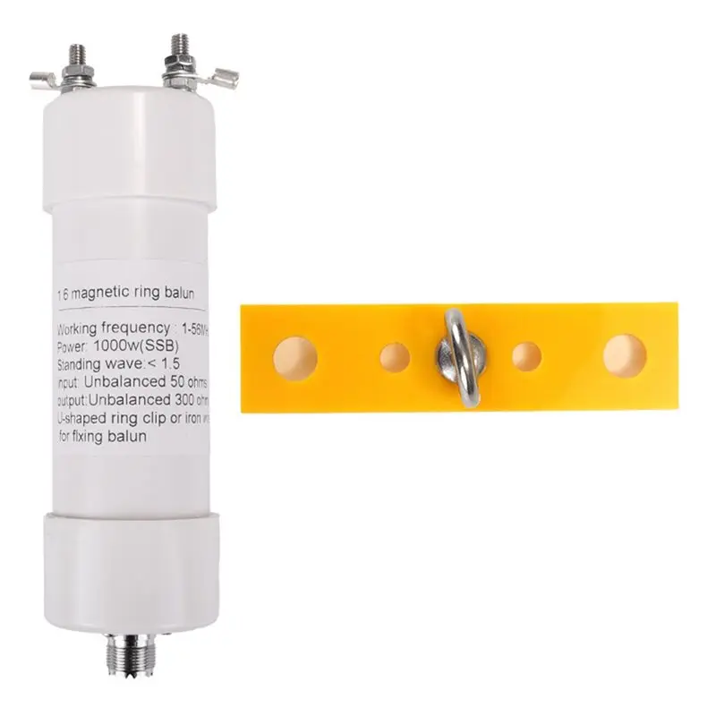 ABMF-Balun Antenna 1:6 1000W 1-56Mhz Input 50 To Output 300 For AM/FM For SSB/CW/FT8