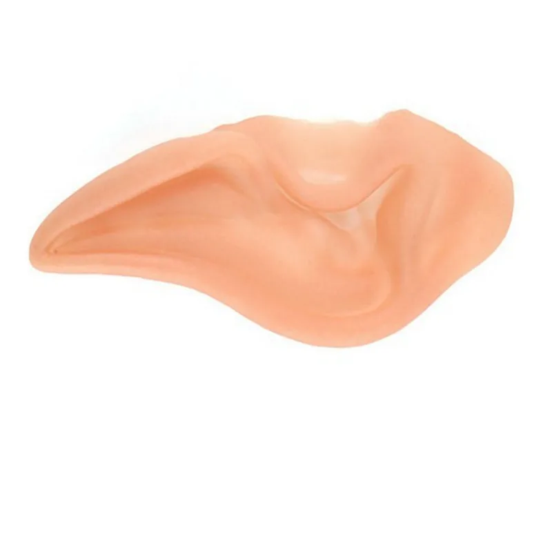 หูเทียมเนื้อนิ่มสำหรับงานปาร์ตี้ฮาโลวีนอุปกรณ์เสริมคอสเพลย์นางฟ้านางฟ้าจากยาง