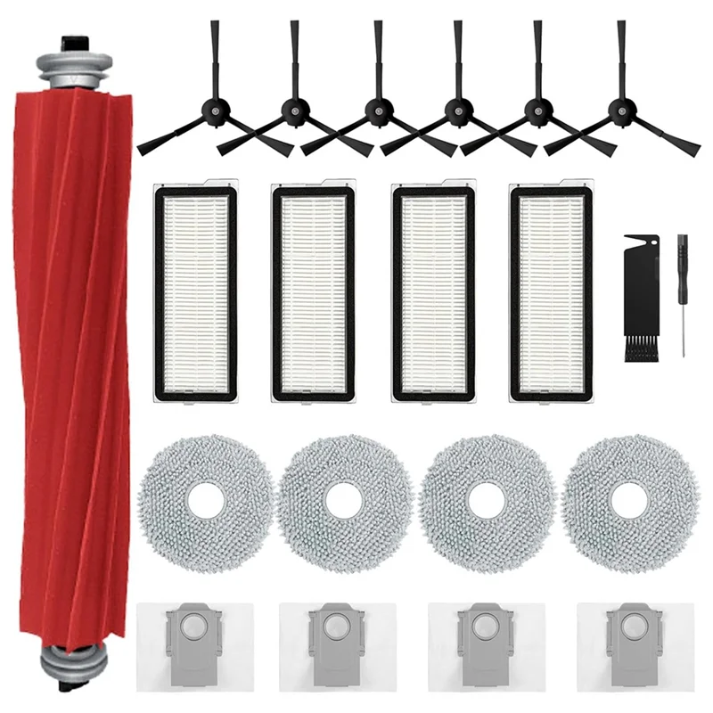 A97g para roborock qrevo s, qrevo pro, qrevo maxv robô aspirador de pó escova lateral principal filtro hepa mop pano sacos poeira peças