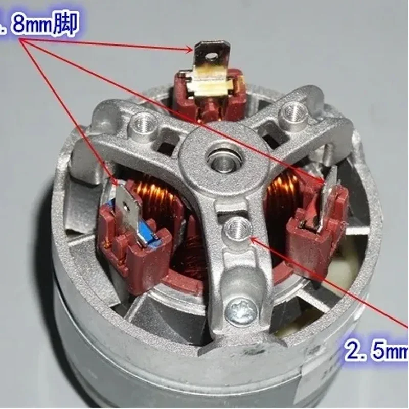 Ventola senza spazzole Micro trifase da 45mm 100,000 Rpm 21.6 v150w motore per aspirapolvere Turbo