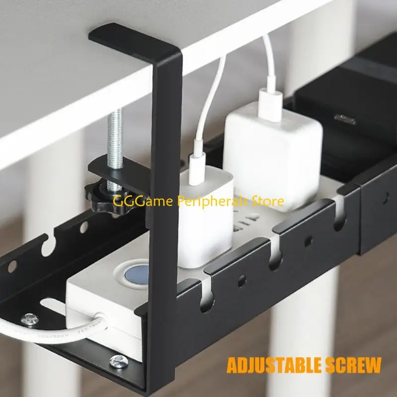 

U55B Retractable Cable Management Tray Mount Under Table For Workspaces Tidiness