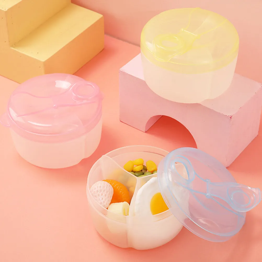 

2Pcs Rotatable Formula Dispenser Baby Milk Powder Storage Box Safe Bpa-Free Leakproof Travel Container Large Capacity Portable
