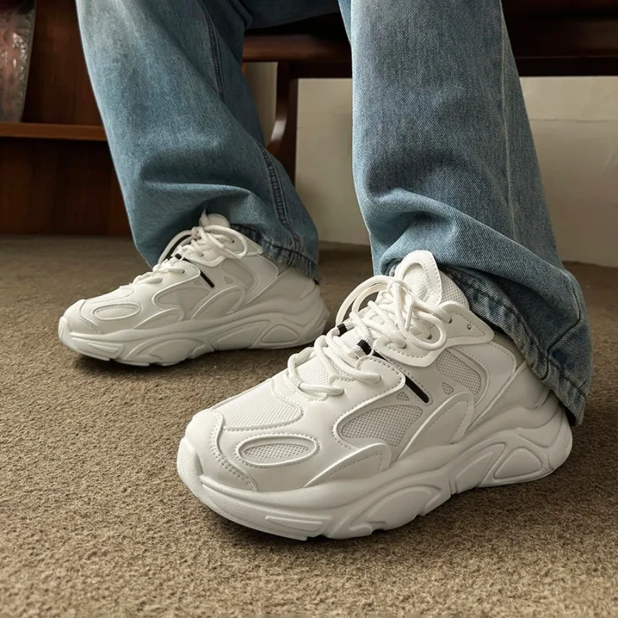 

Four-season Solid Color Bestsellers Flat-bottomed Low-top Round-toe Leather Large-sized Lace-up Outdoor Casual Sports Shoes