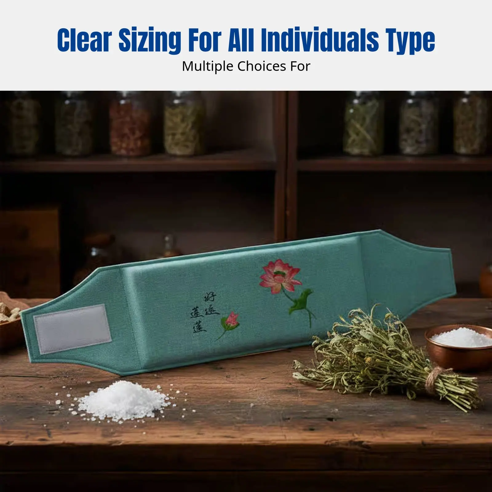 

Electric Salt Therapy Bag, Heated Sea Salt Moxibustion Pad, Smart Temperature Control, Shoulder Neck Waist Support