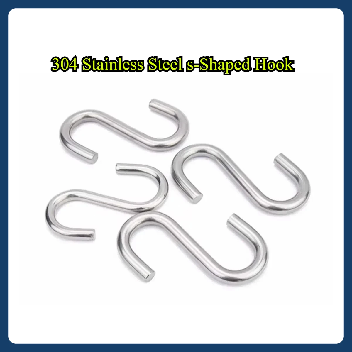 

304 Stainless Steel s-Shaped Hook/Industrial Convenient Hook Load-BearingM2M3M4M5M6M8