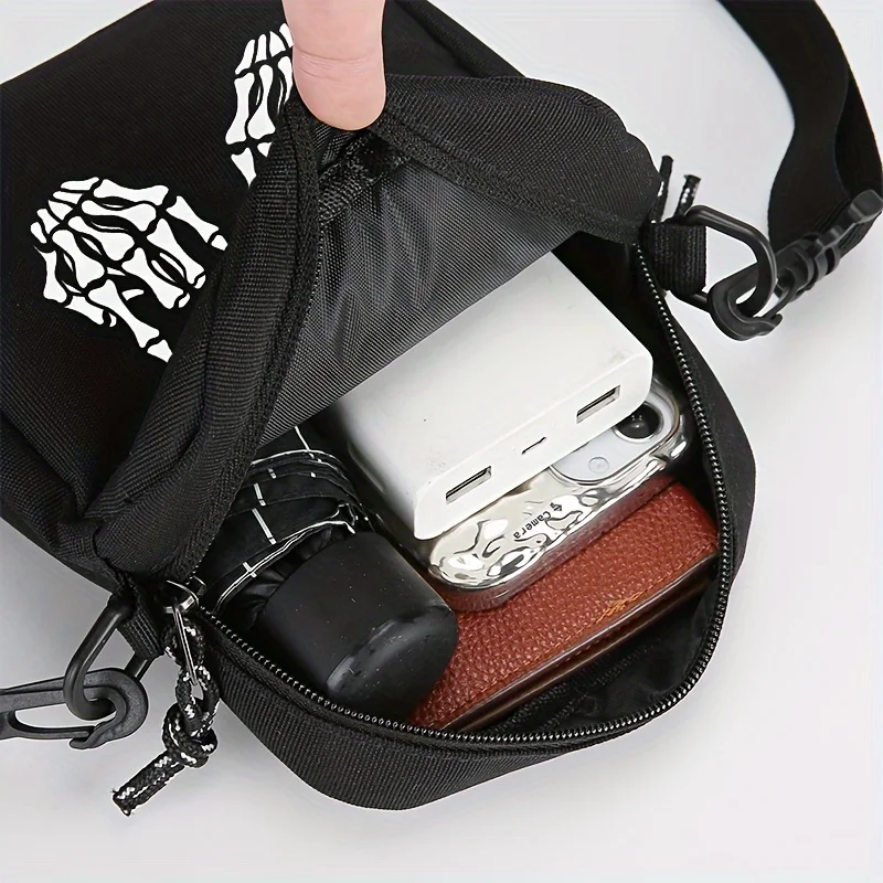 할로윈 가방 남성용 새로운 옥스포드 천 크로스바디 백 경량 100 스타일리시 캔버스 숄더 백 남성용 소형 가방