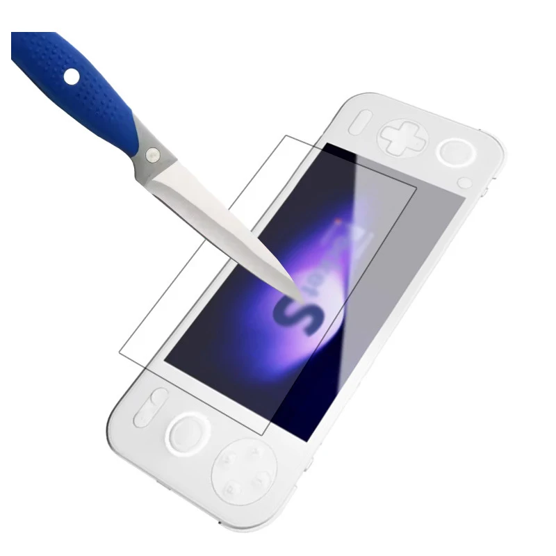 Immagine 5: Pellicola proteggi schermo per giochi per giocatori AYANEO Pocket S, pellicola protettiva per schermo in vetro temperato HD 9H Accessori per schermo di gioco